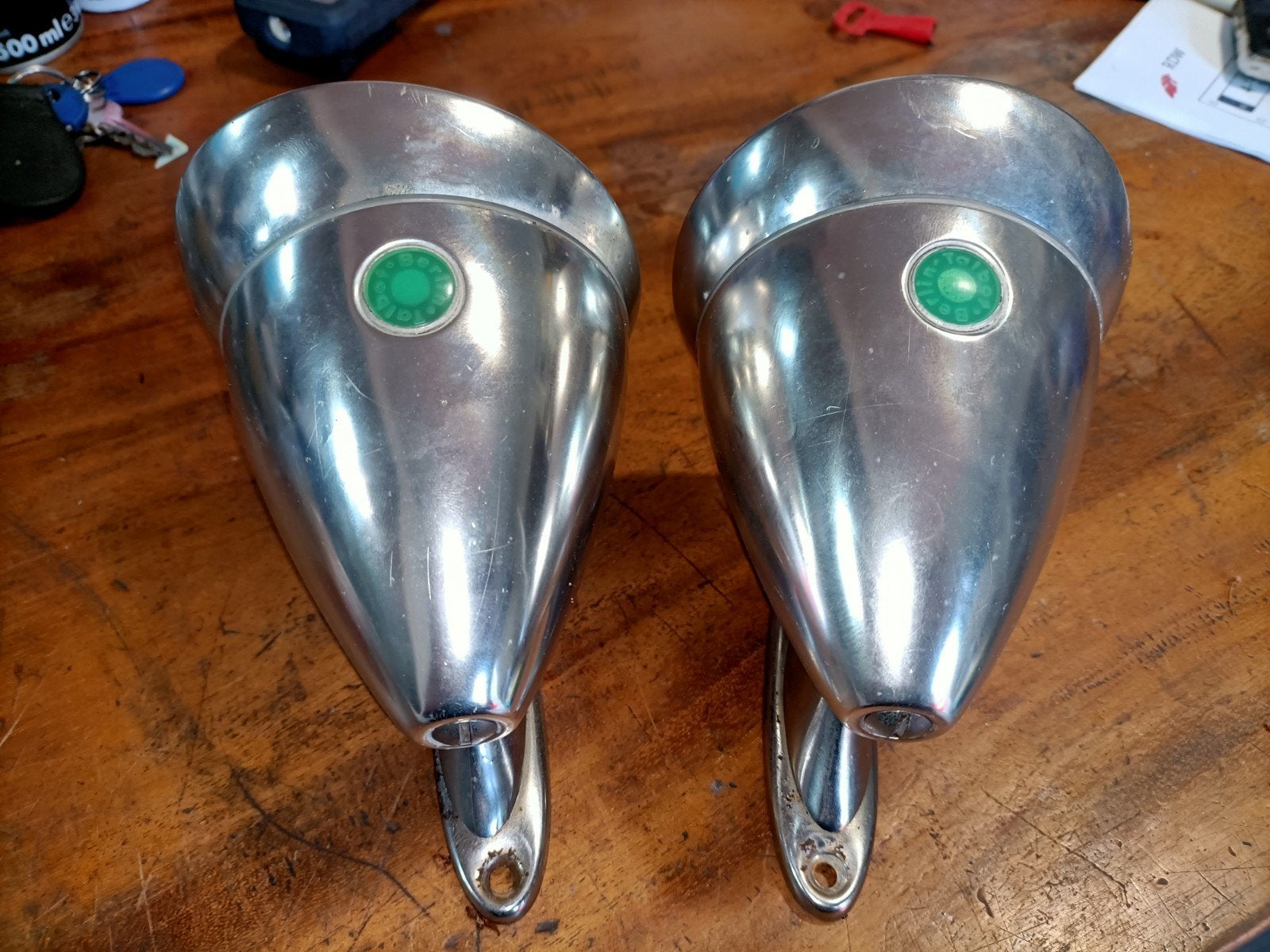 Talbot berlin oldtimer race bullit spiegels zeer zeldzaam, Ophalen
