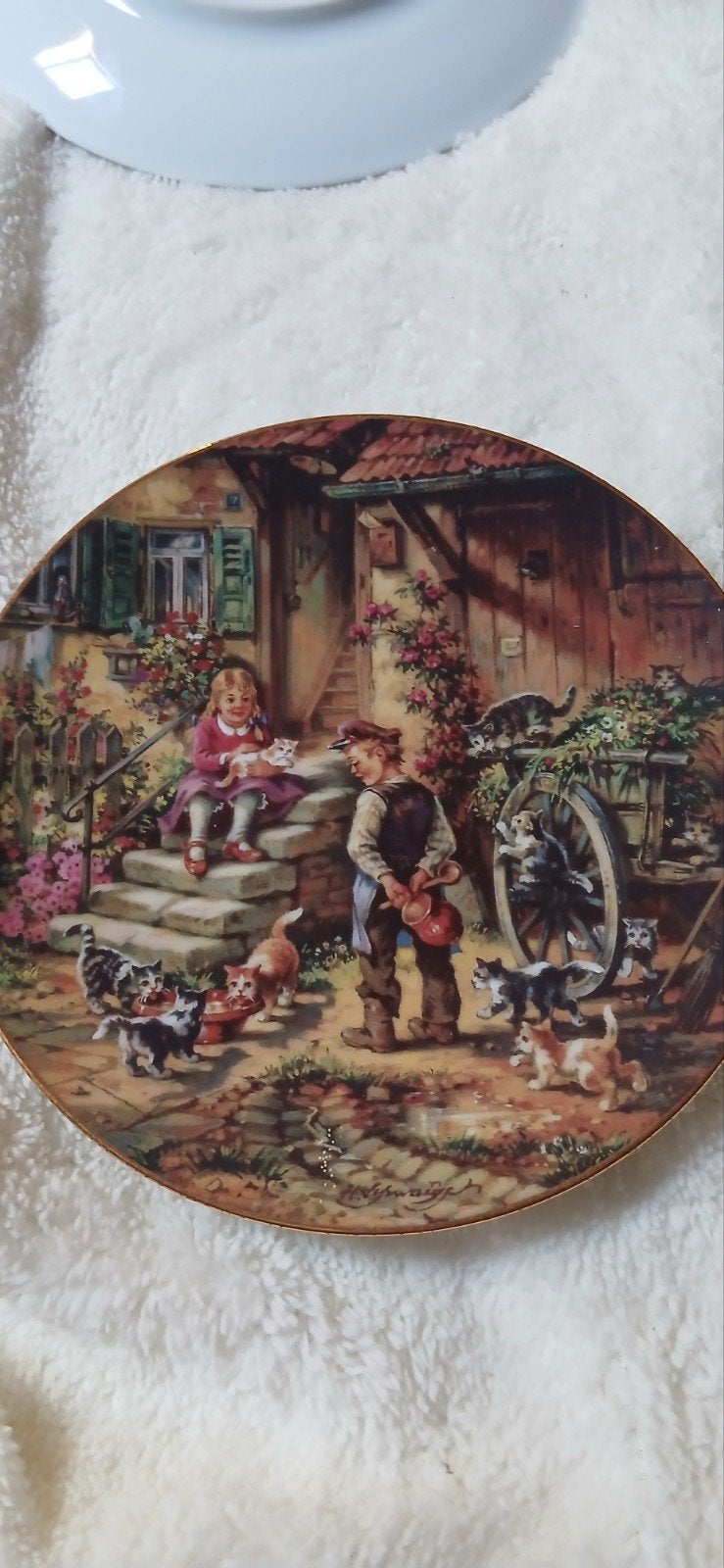 Sammelteller 'Kätzchen-Spiel' van Christian Lückel, Antiek en Kunst, Ophalen of Verzenden