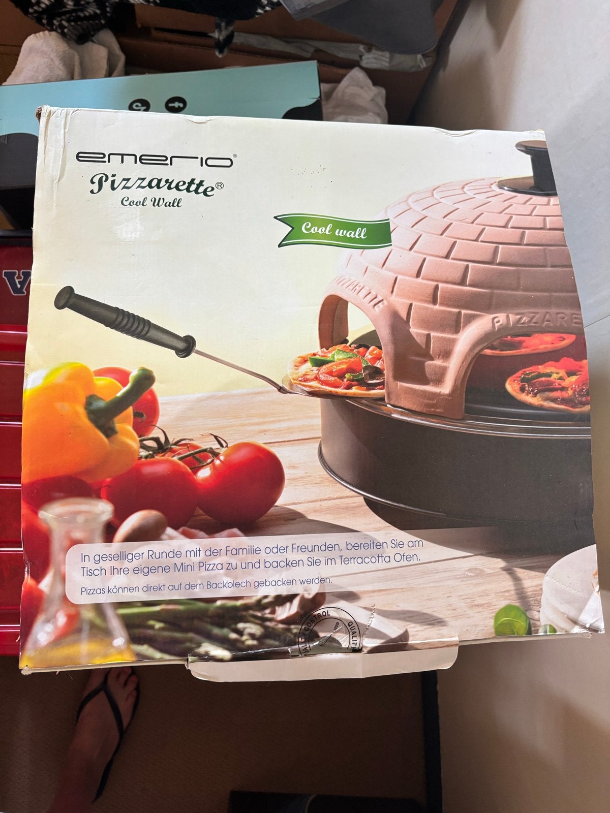 Emerio Pizzarette Cool Wall - Pizza Oven, Ophalen, Zo goed als nieuw