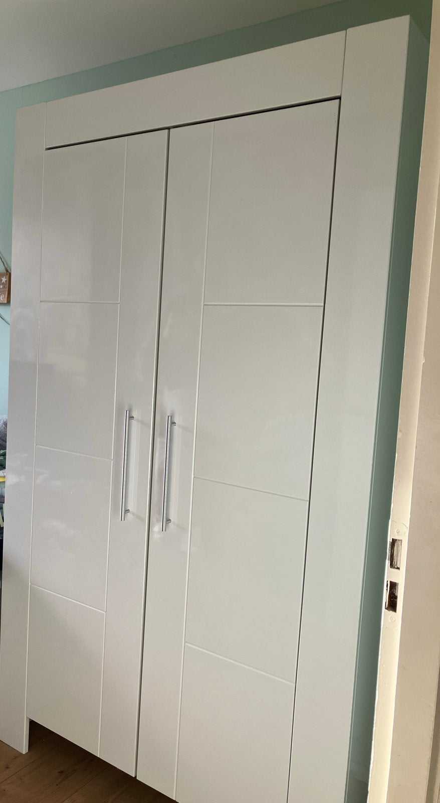 Bopita hoogglans witte kast - Gebruikt maar nog mooi!, Ophalen, Gebruikt, 100 tot 150 cm, 200 cm of meer