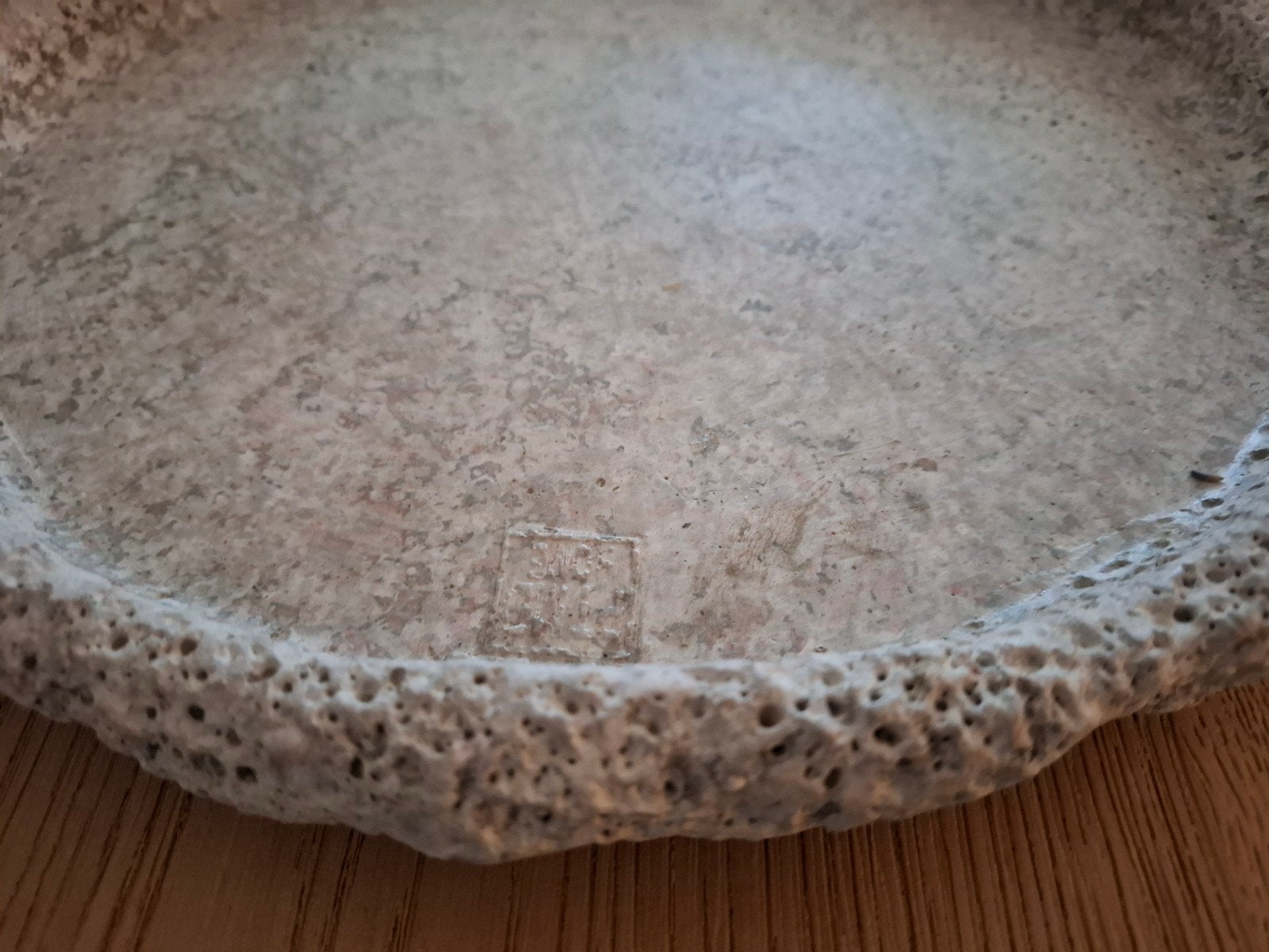 PTMD Home Collectie Decoratieve Schaal Ø 36 cm, Ophalen of Verzenden, Zo goed als nieuw, Grijs