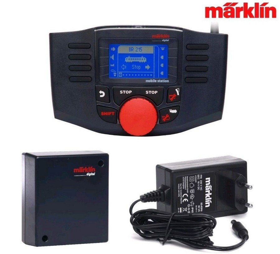 Marklin 60657 mobile station set met software update 5.6, Wisselstroom, Treinset, Ophalen of Verzenden, Zo goed als nieuw