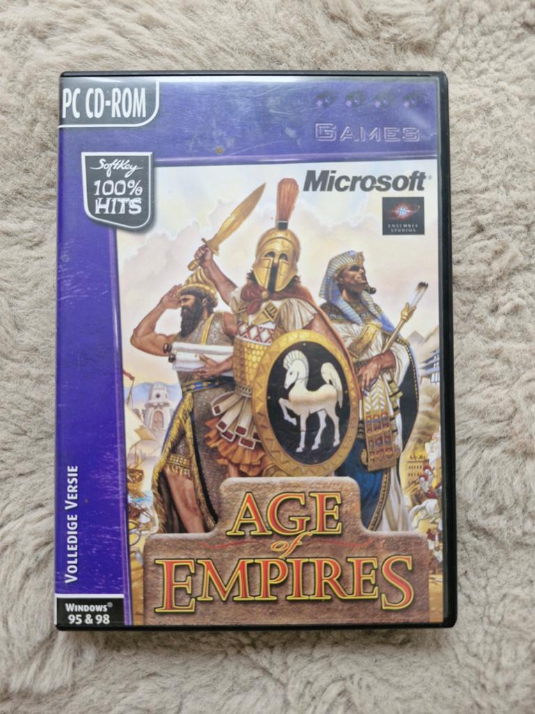 Age of Empires PC CD-ROM - Klassiek Strategie Spel, Gebruikt, 1 speler, Ophalen of Verzenden, Strategie en Constructie