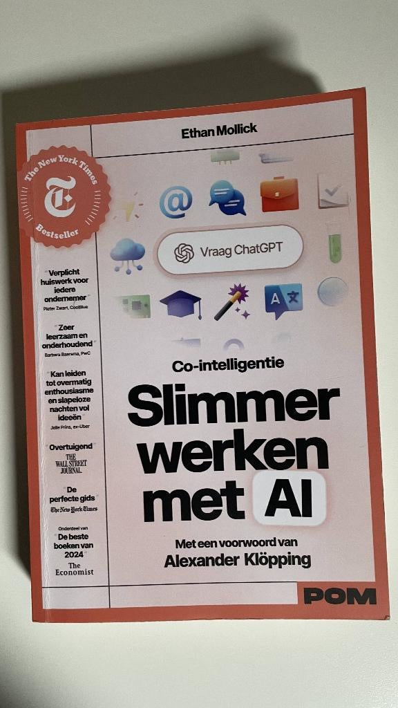 Slimmer werken met AI, Ethan Mollick, Ophalen of Verzenden, Beta, Zo goed als nieuw, HBO
