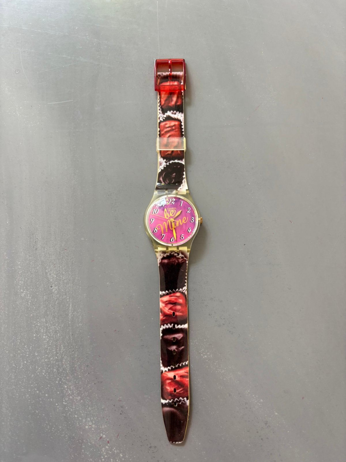 Nieuwe Swatch Be Mine horloge, Kunststof, Polshorloge, Swatch, Nieuw