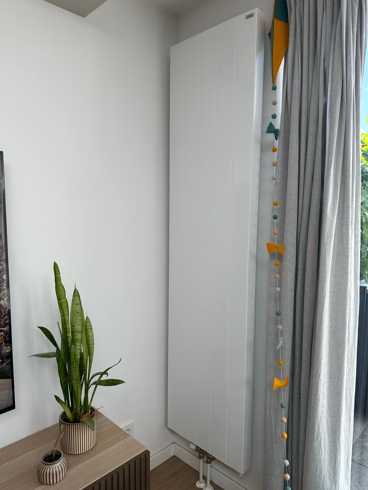 Mastas verticale radiator T21 - Zo goed als nieuw, Doe-het-zelf en Verbouw, Verwarming en Radiatoren, Ophalen, Radiator, Minder dan 60 cm