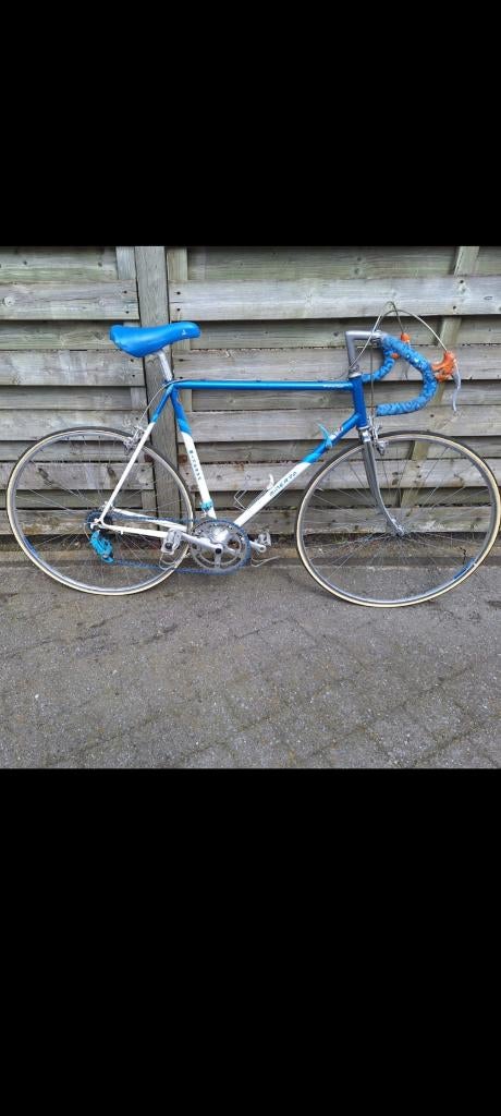 Vintage racefiets, Minder dan 10 versnellingen, Gebruikt, Staal, Heren