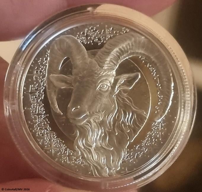 Oostenrijk 20 Euro 2025 "Steenbok" Proof met COA 925 AG, Postzegels en Munten, Munten | Europa | Euromunten, Oostenrijk, Setje