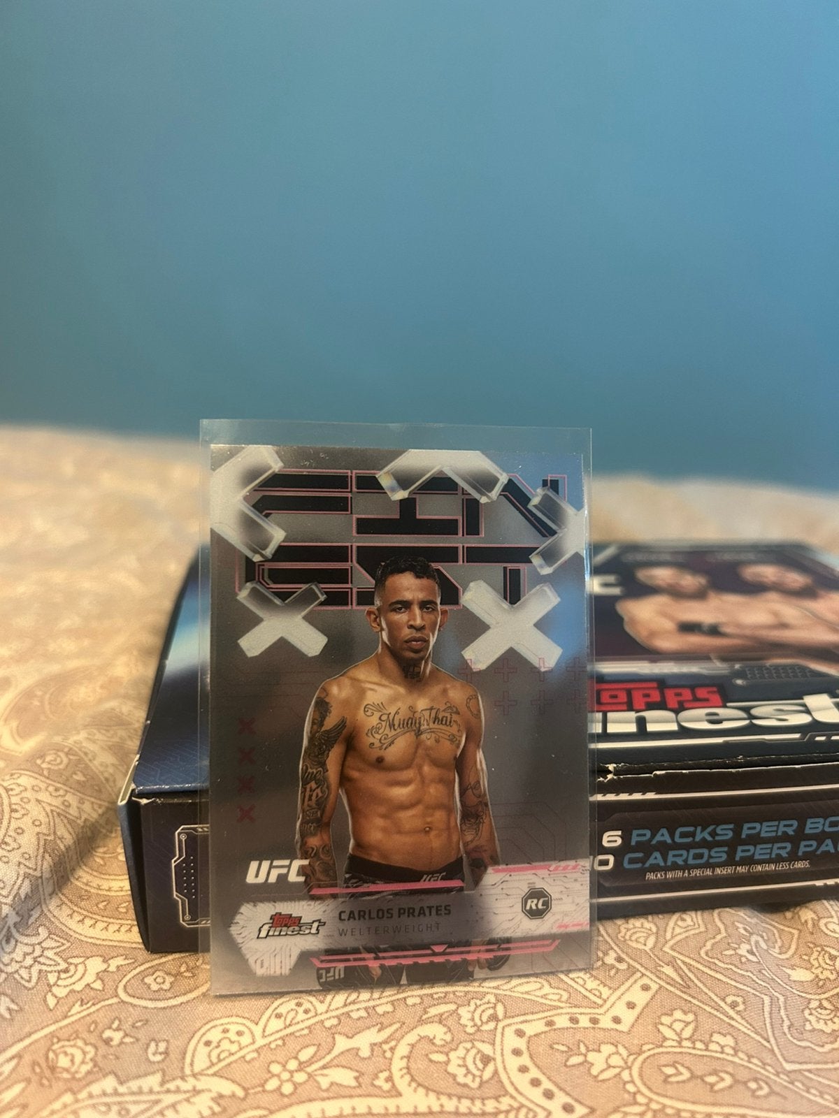 UFC Topps | Carlos Prates, Ophalen of Verzenden, Nieuw