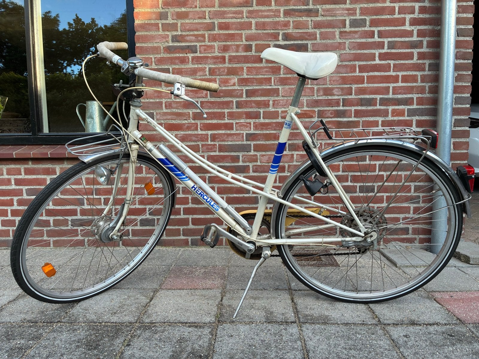 Hercules Damesfiets - Vintage Stadsfiets, Velgrem, Versnellingen, Ophalen, Overige merken