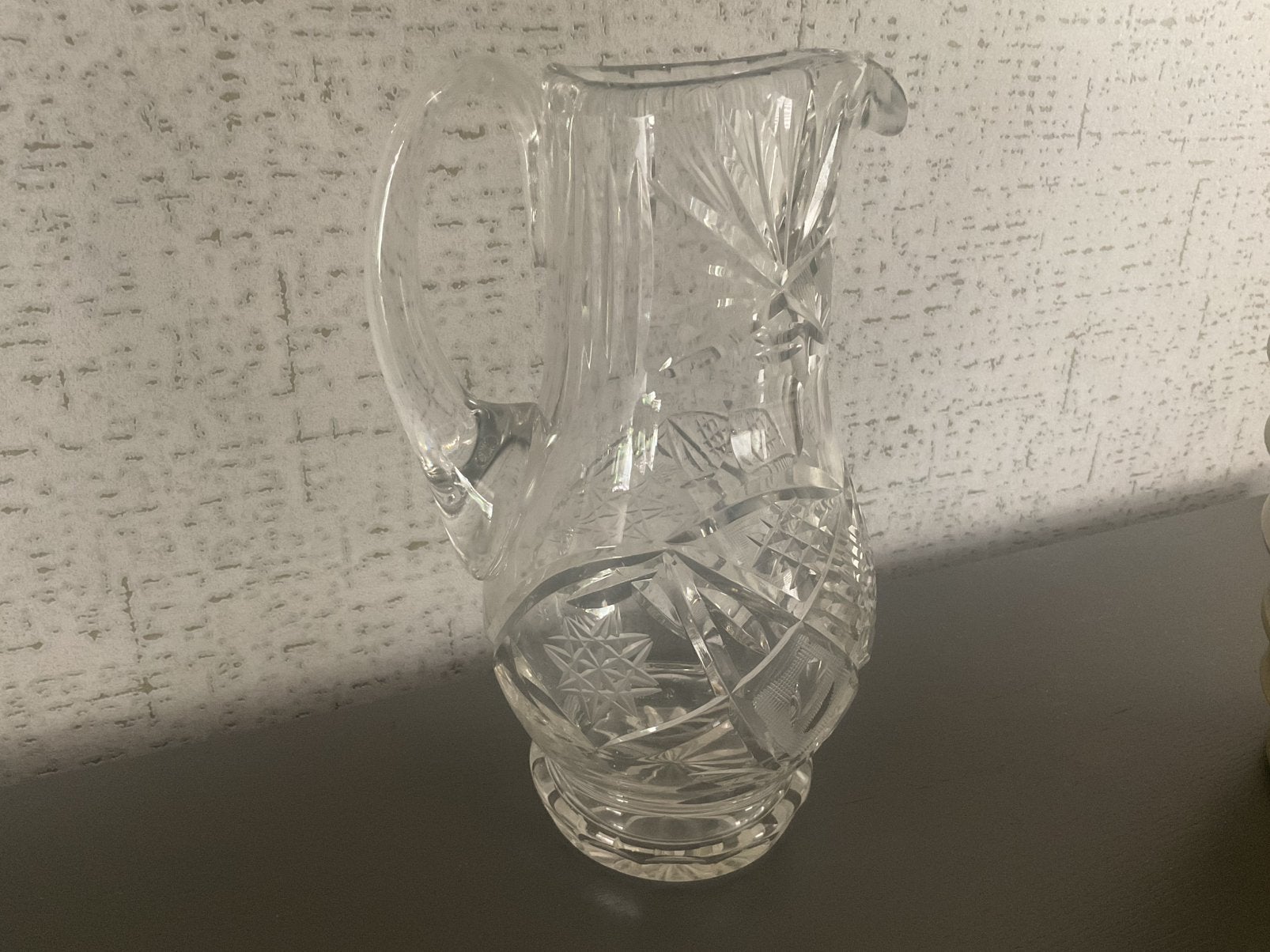 Mooie Pools kristallen kan(22,5cm Hoogx15cm breed), Antiek en Kunst, Antiek | Glas en Kristal, Ophalen of Verzenden