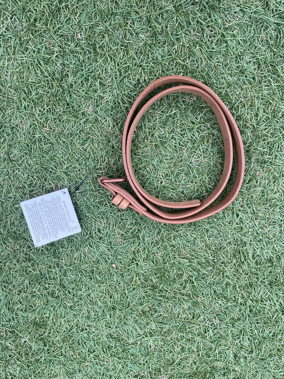 Leren riem - Bruin - Nieuw - ZARA, Bruin, Echt leder, Ophalen of Verzenden, Riem of Ceintuur