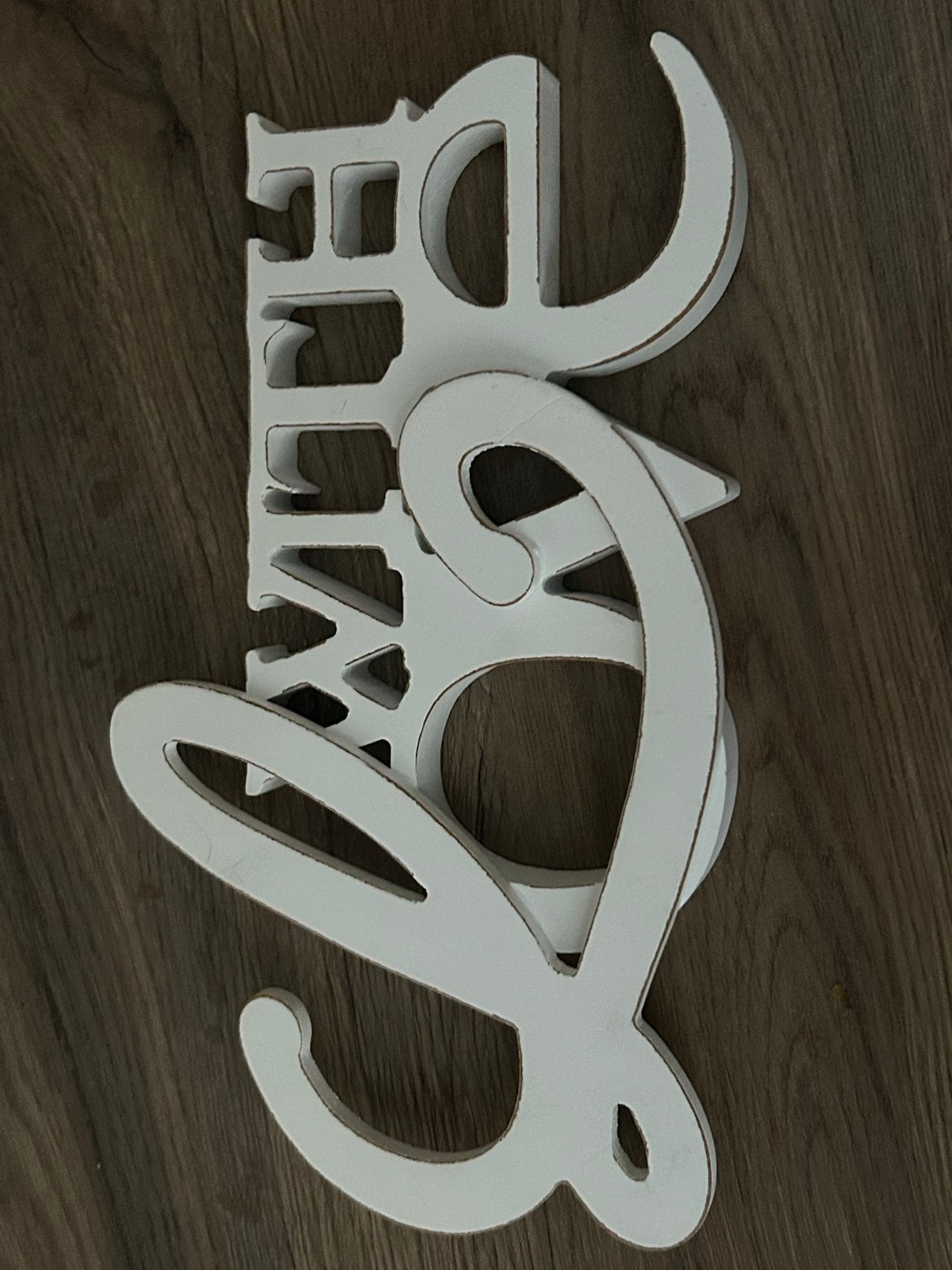 Rivièra Maison decoratie: Sweet, Dog, With Love, Good, Huis en Inrichting, Woonaccessoires | Overige, Gebruikt, Hout, Wit, Landelijk