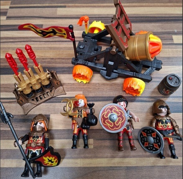 Playmobil Novelmore Burnham Raiders, lava bombardement, Ophalen of Verzenden, Gebruikt