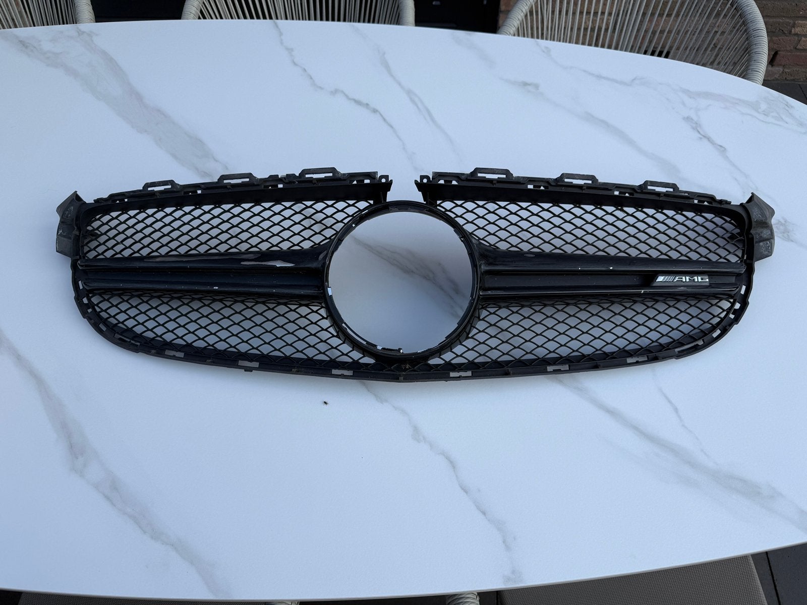 Originele Mercedes W205 C63 AMG Grill front camera, Auto-onderdelen, Ophalen of Verzenden, Voor, Bumper