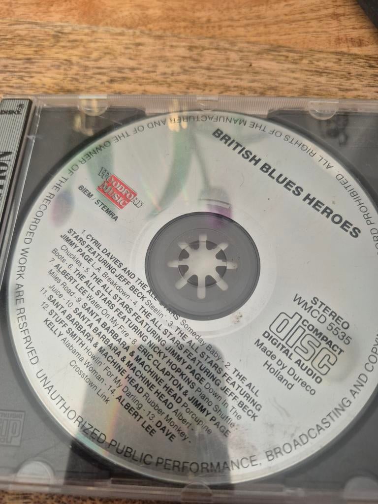 British Blues Heroes CD - Diverse Artiesten, Ophalen of Verzenden, 1980 tot heden, Gebruikt, Blues