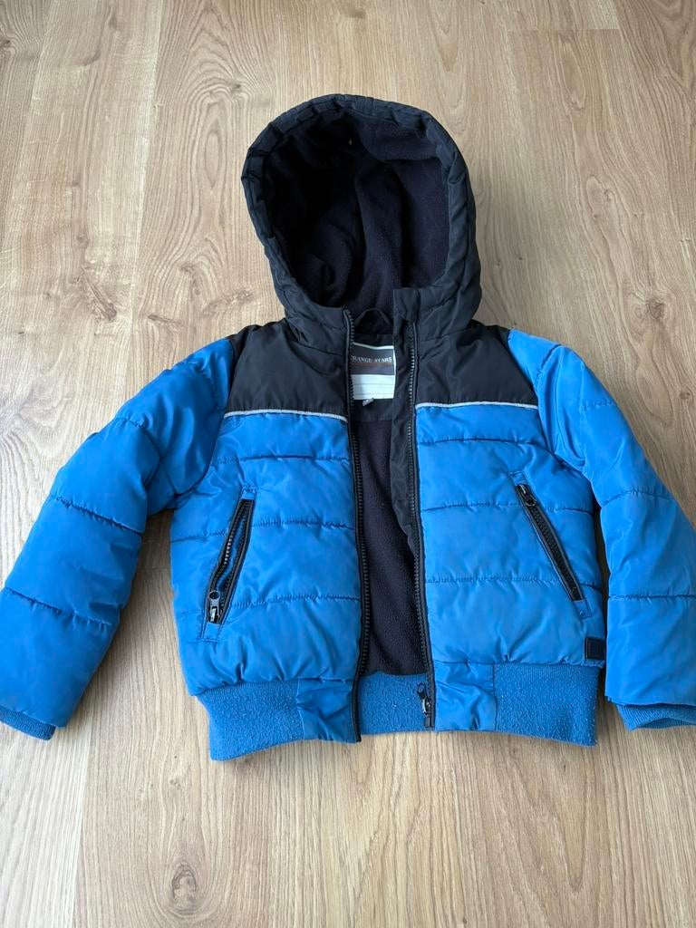Blauwe winterjas van Orange Stars, maat 116, Ophalen of Verzenden, Zo goed als nieuw, Jongen, Jas