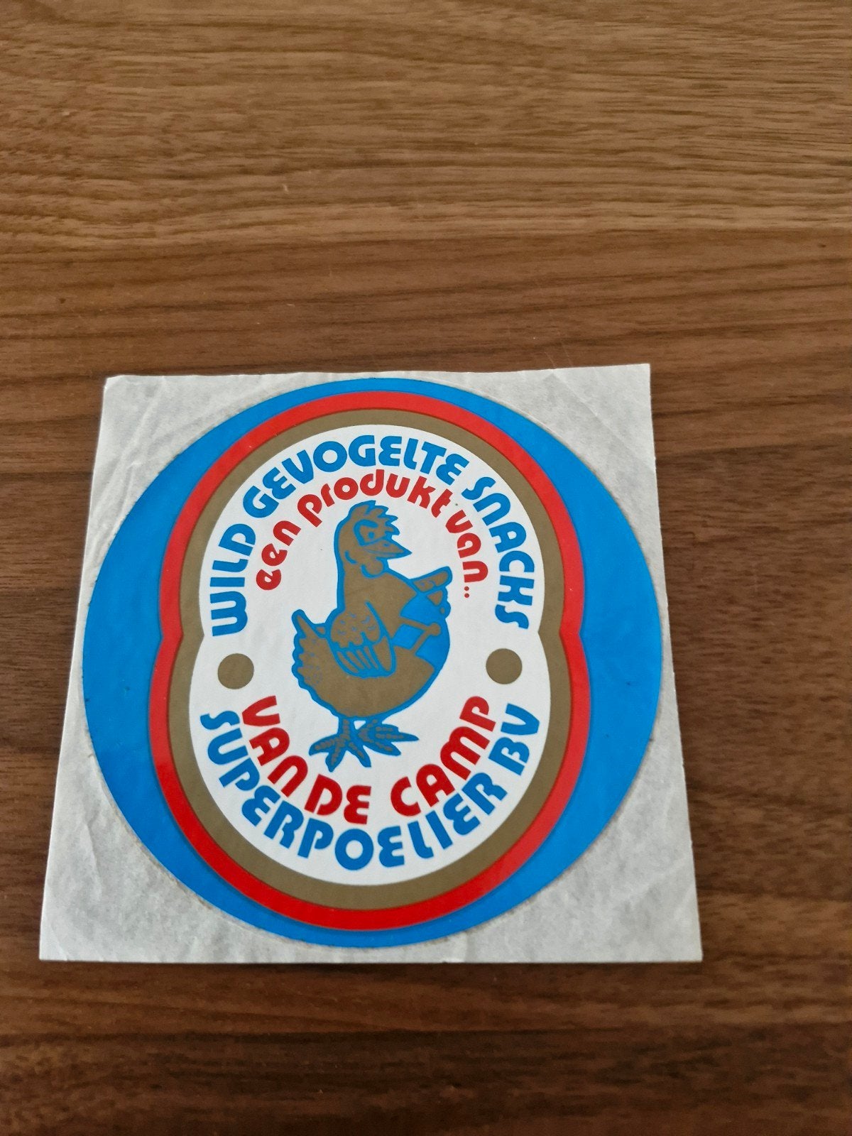 547 sticker 'Wild Gevogelte Snacks' van Camp Superpoelier, Ophalen of Verzenden, Zo goed als nieuw, Overige typen