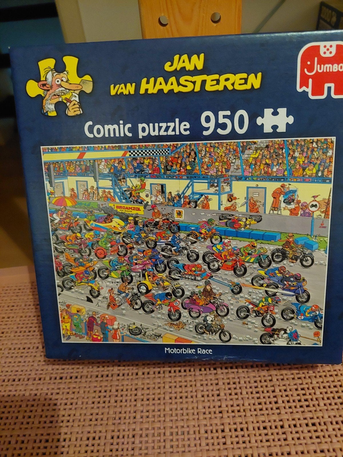Jan van Haasteren Motorbike Race Puzzel 950 stukjes, Hobby en Vrije tijd, Denksport en Puzzels, Ophalen, 500 t/m 1500 stukjes