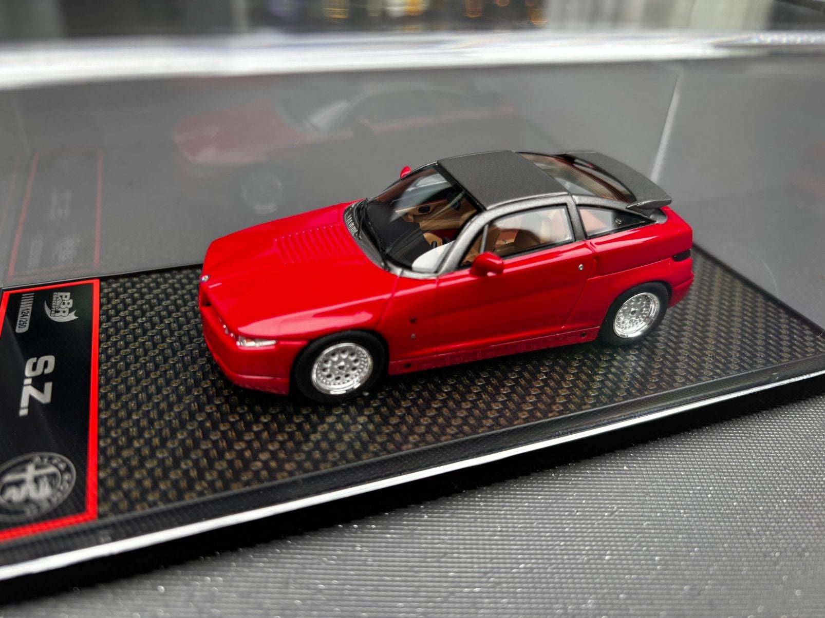 Alfa Romeo SZ  BBR 1:43 ! C4F, Overige merken, Bbr, Auto, .