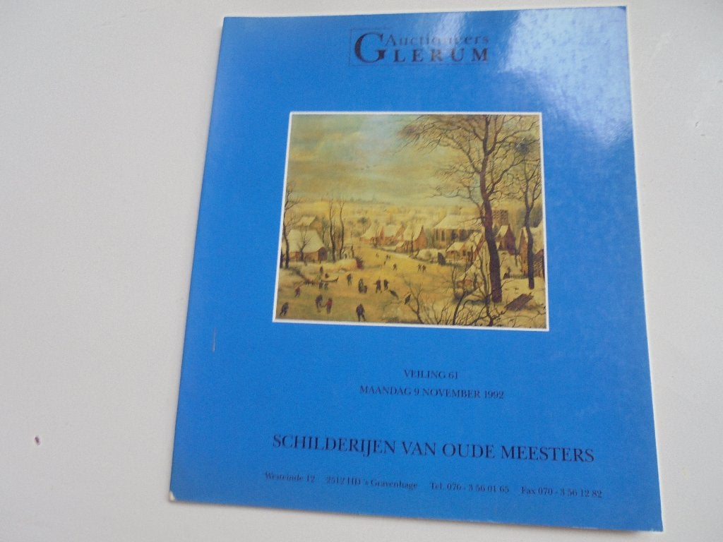 Schilderijen oude meesters Auction catlogue Glerum (L1-6), Ophalen, Zo goed als nieuw