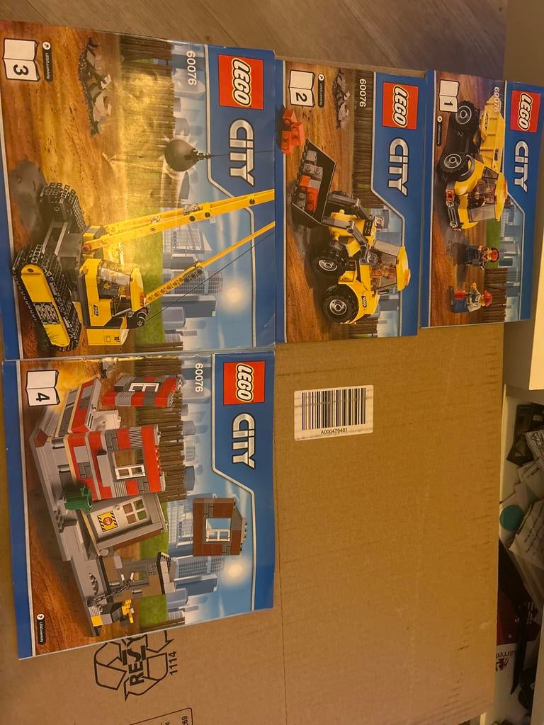 LEGO City 60076 Sloopterrein - Complete set, uitgesorteerd, City, Lego, Ophalen of Verzenden, Zo goed als nieuw