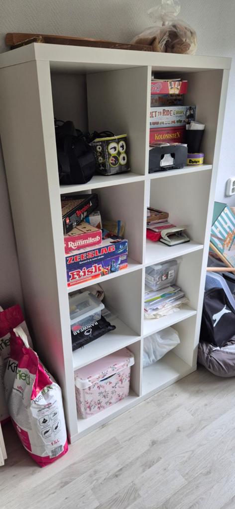 Ikea kallax kast 8 vakken, Huis en Inrichting, Kasten | Boekenkasten, Met plank(en), Gebruikt, Modern, praktisch, 150 tot 200 cm