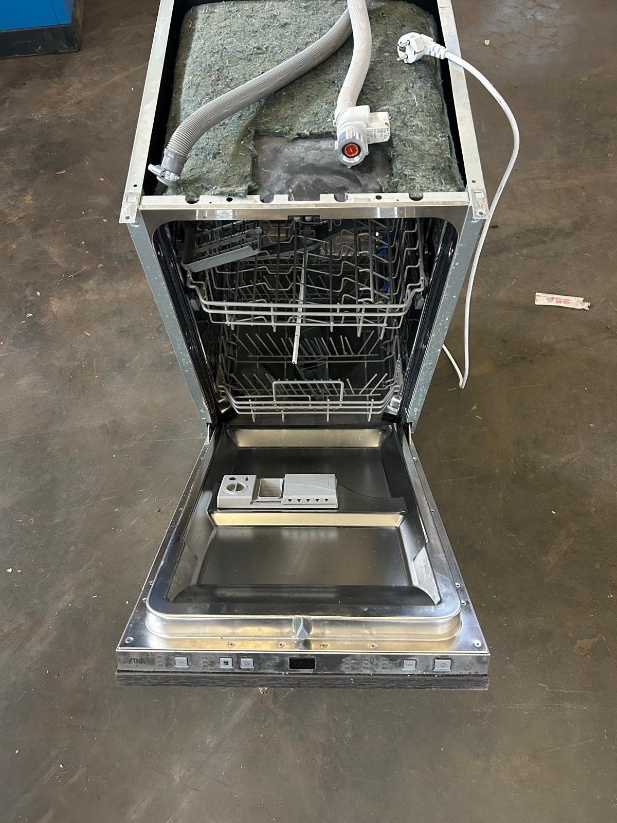 Etna compacte vaatwasser 45 cm breed, Ophalen, Gebruikt, Minder dan 85 cm, Inbouw