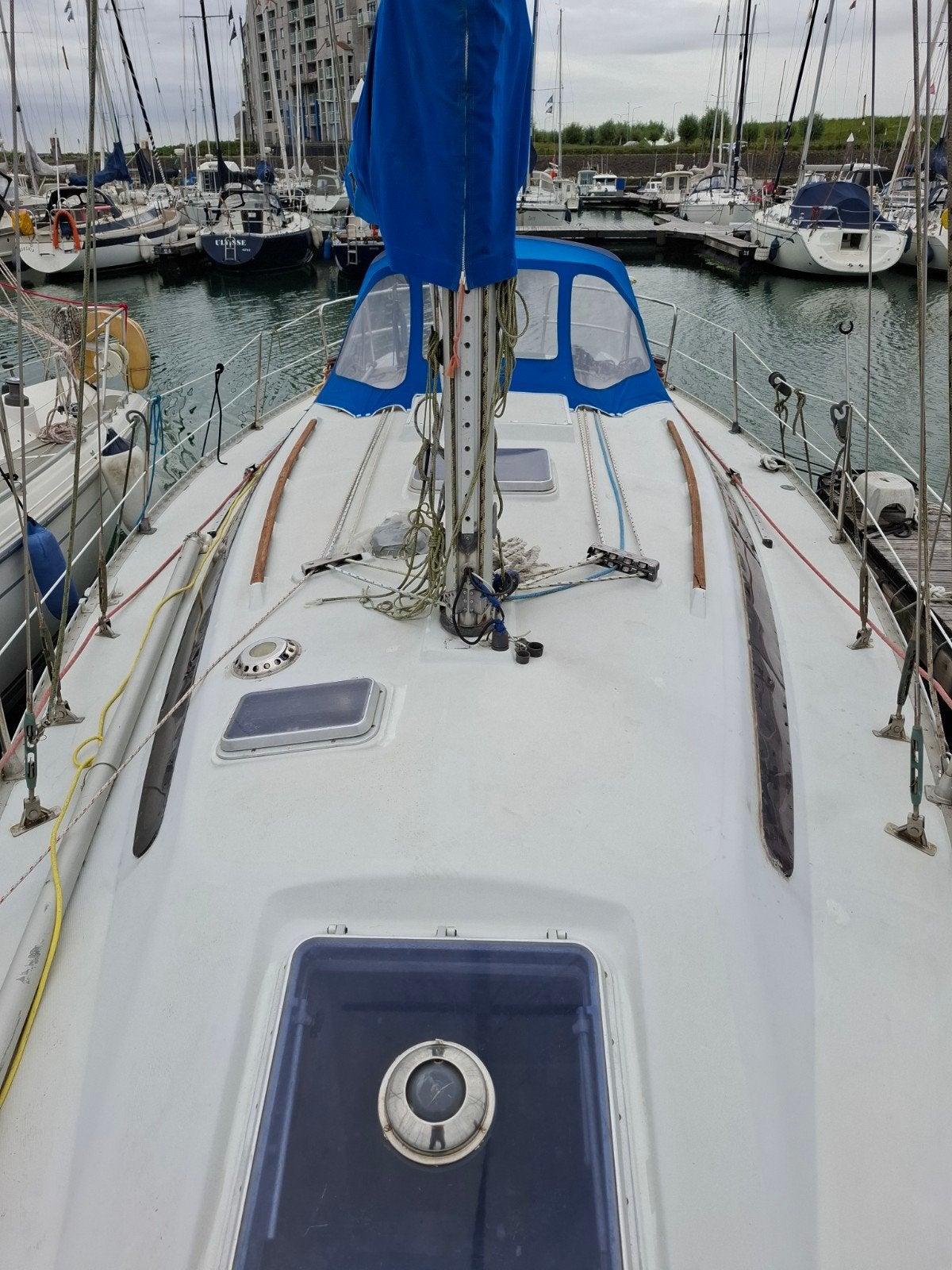 Gib Sea Polyester Zeilboot - 1983 - 10.50m, 1.90 meter, Binnenboordmotor, Diesel, Ophalen of Verzenden