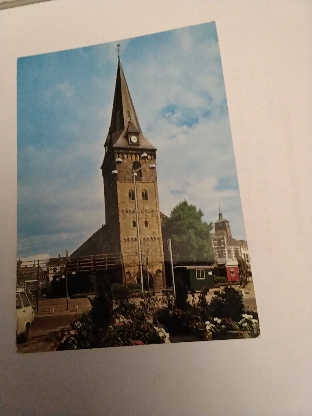 Ansichtkaart Enschede Grote Kerk (N.H.) - Markt, Ophalen of Verzenden, 1960 tot 1980, Ongelopen, Overijssel