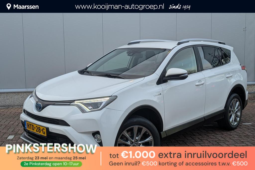 Toyota RAV4 2.5 Hybrid Executive LMV| Lederen bekleding| Ele, Auto's, Gebruikt, Euro 6, Wit, Bedrijf
