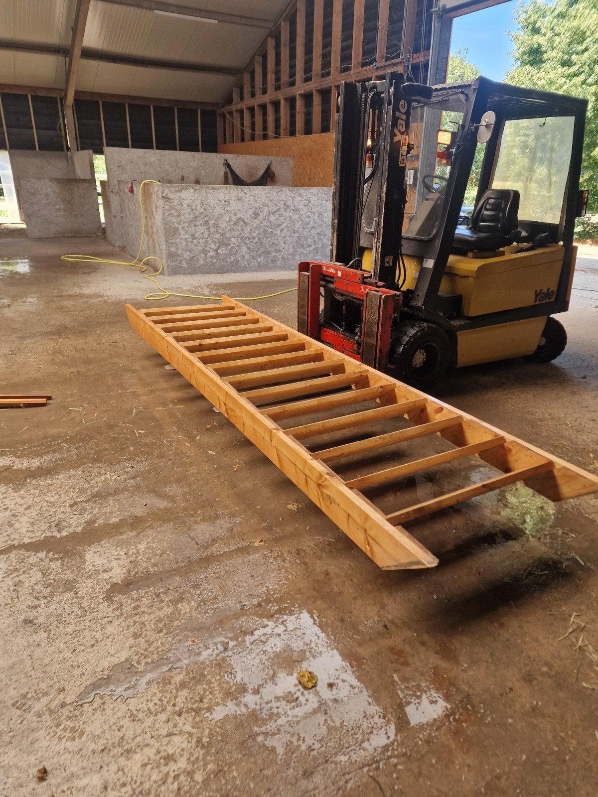 houten nood trap tijdelijke trap, Ophalen of Verzenden