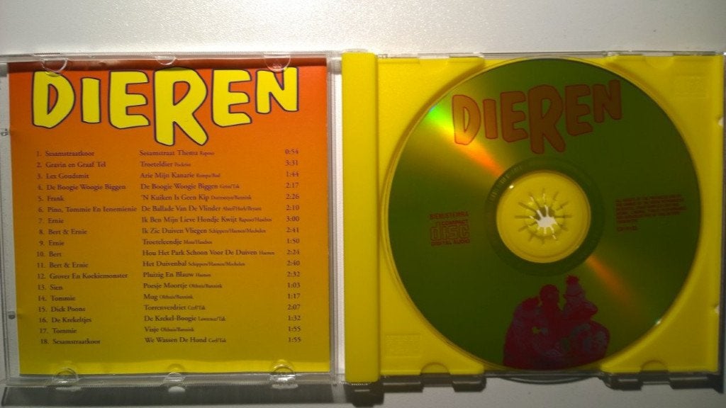 Sesamstraat - Dieren, Ophalen of Verzenden, Zo goed als nieuw, 3 tot 5 jaar, Muziek