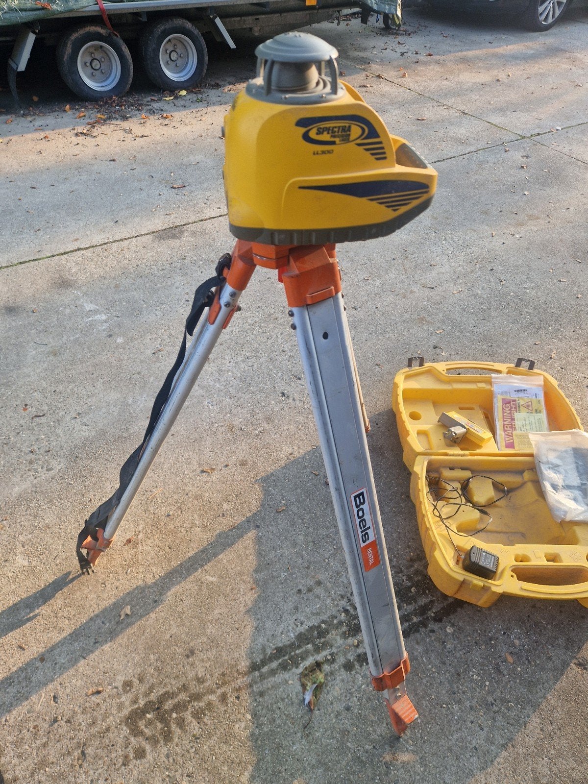 Laser Spectra LL300 met statief, Ophalen of Verzenden, Gebruikt, Licht