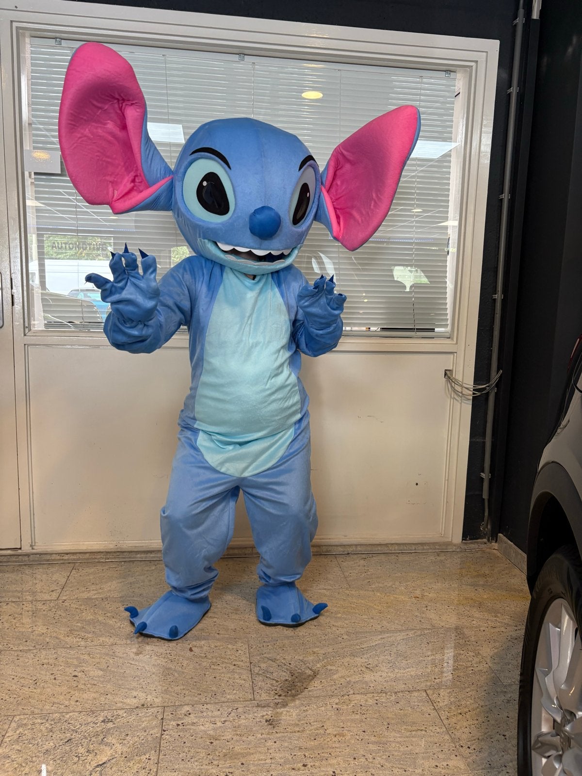 Mascottepak Stitch & Angel verhuur pak mascotte, Ophalen, Gebruikt, Kostuum