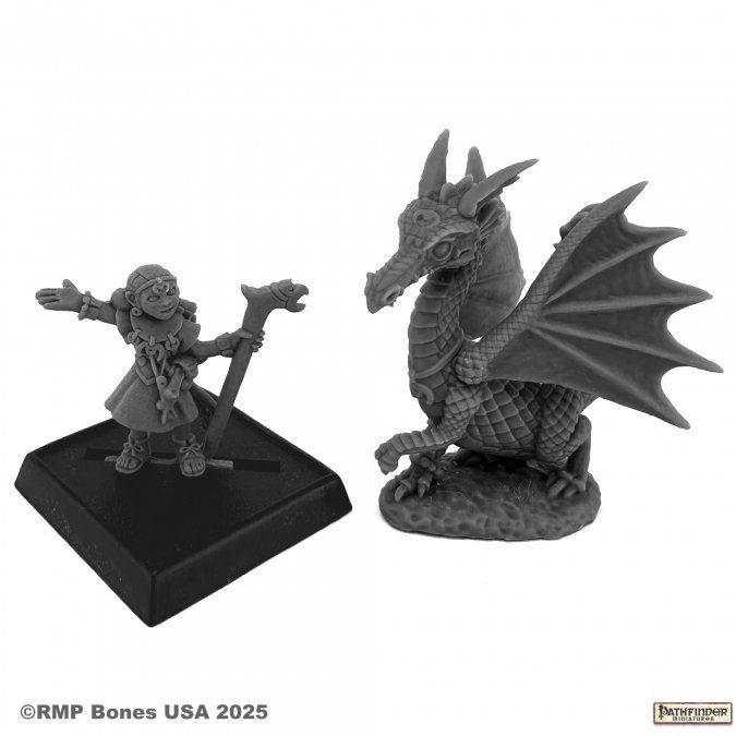 Ija, Iconic Summoner and Tuku (2e) 89114 Wargames, Verzenden, Figuurtje(s), NL, Reaper Miniatures