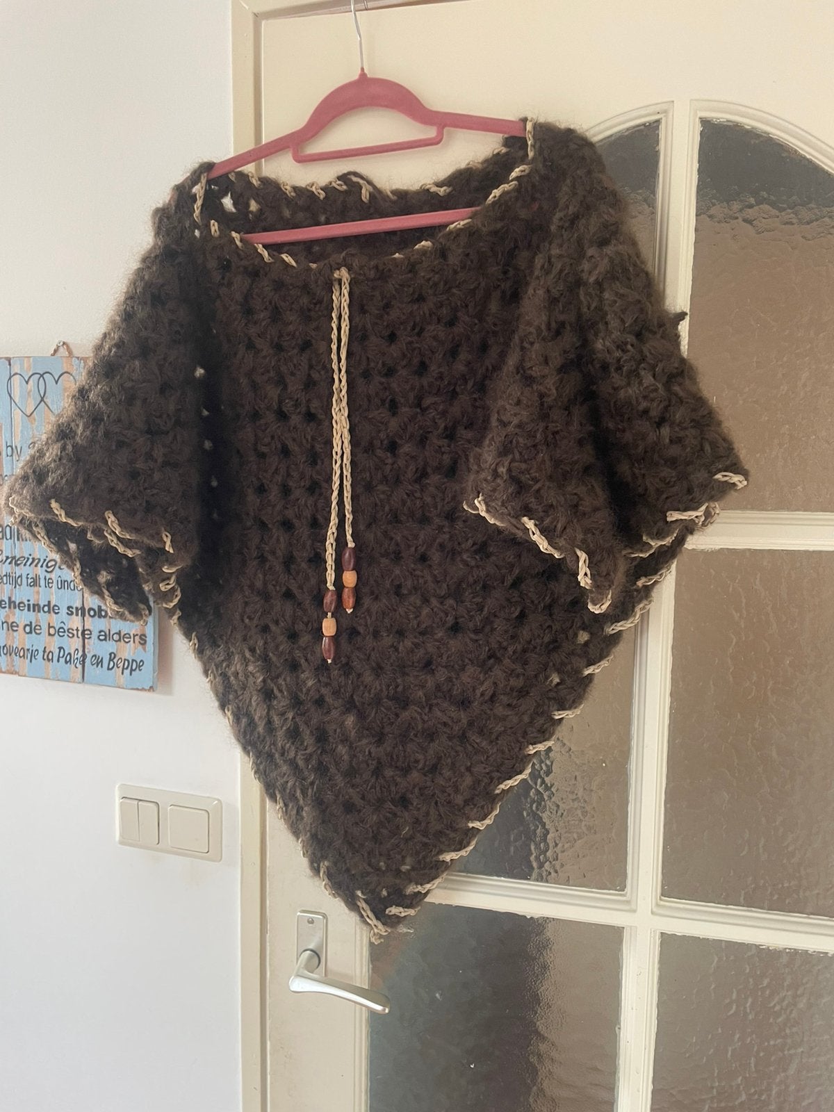 Prachtig mooie mohair trui, Kleding | Dames, Truien en Vesten, Ophalen of Verzenden, Nieuw, Maat 42/44 (L), Bruin