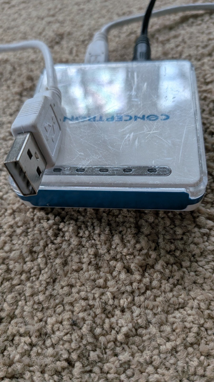Conceptronic USB 2.0 Hub - 4 poorten, Ophalen of Verzenden, Gebruikt