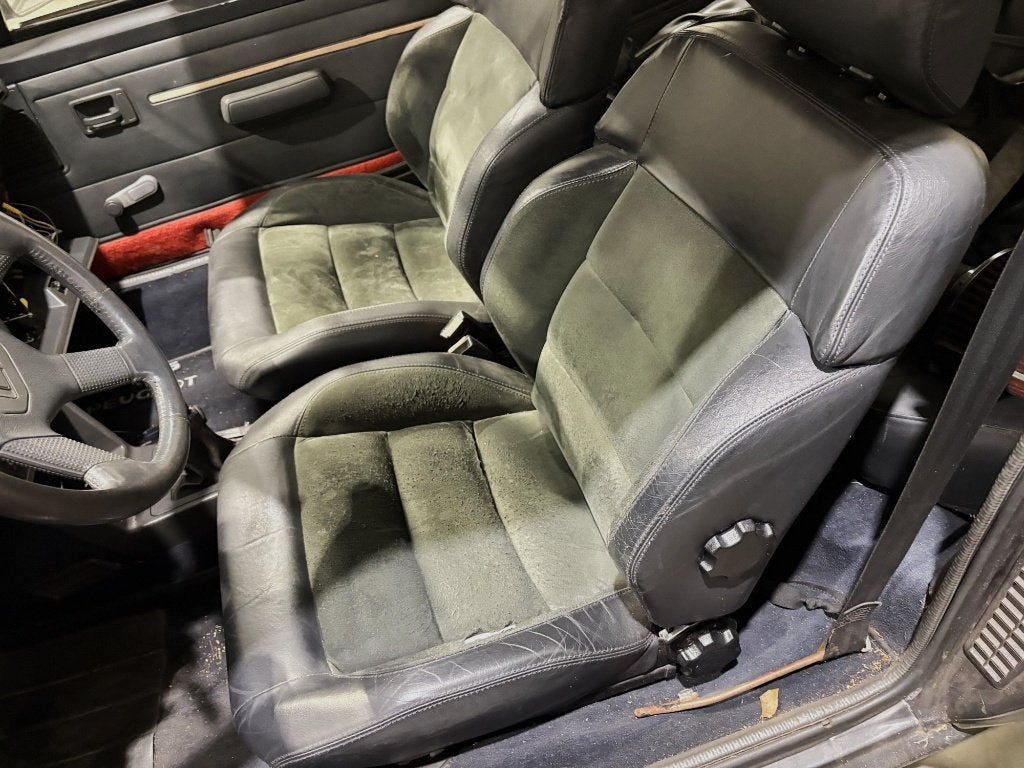 Peugeot 405 T16 interieur half leer/alcantara, Auto-onderdelen, Ophalen, Gebruikt, Peugeot