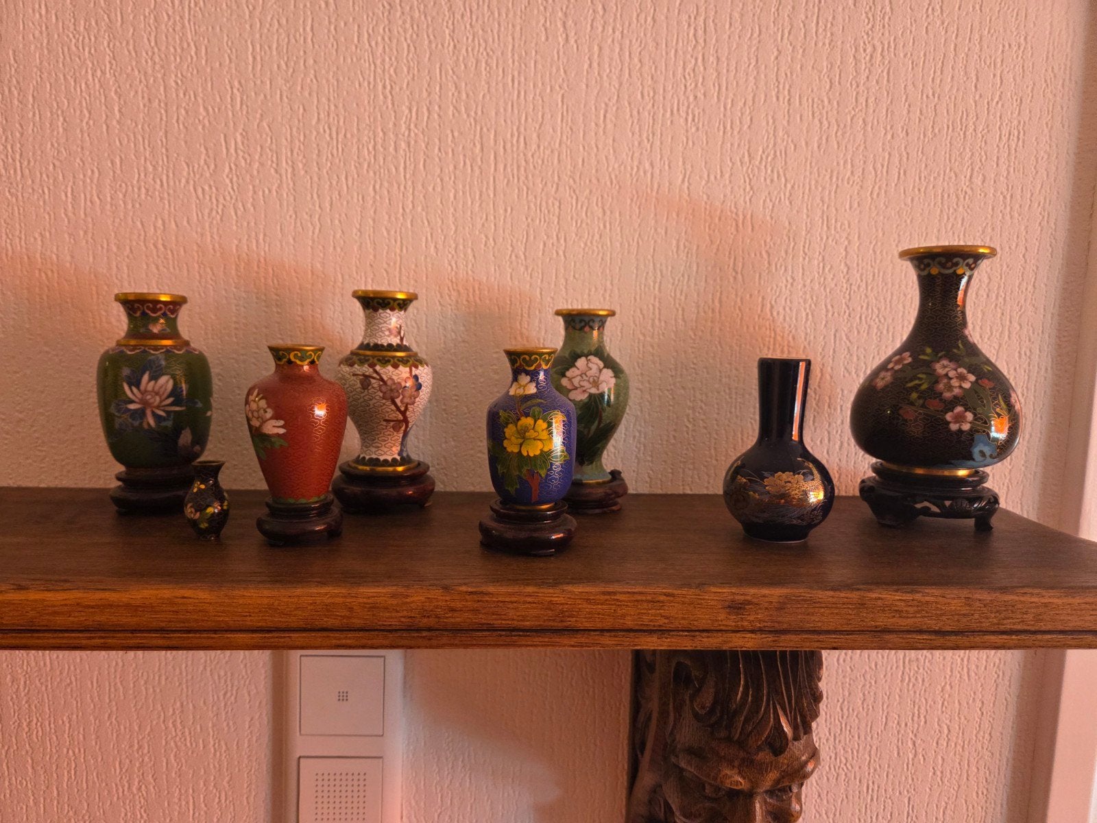 Chinese vaasjes, Ophalen