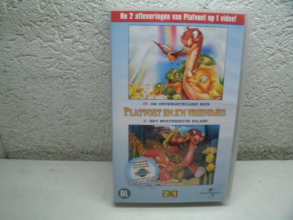vhs 190a platvoet en z'n vriendjes onvergetelijke reis /myst, Cd's en Dvd's, VHS | Kinderen en Jeugd, Alle leeftijden, Ophalen of Verzenden