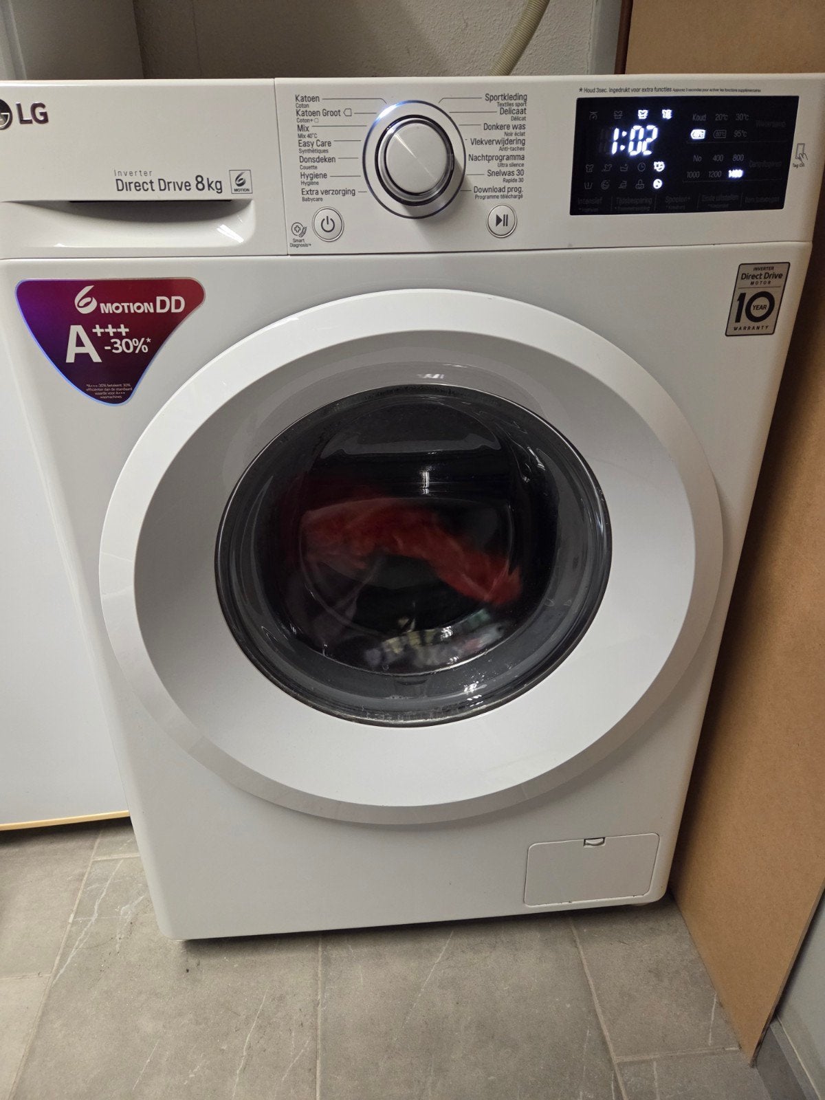 LG Wasmachine  met mankement, 8 tot 10 kg, Ophalen, Niet werkend, Voorlader