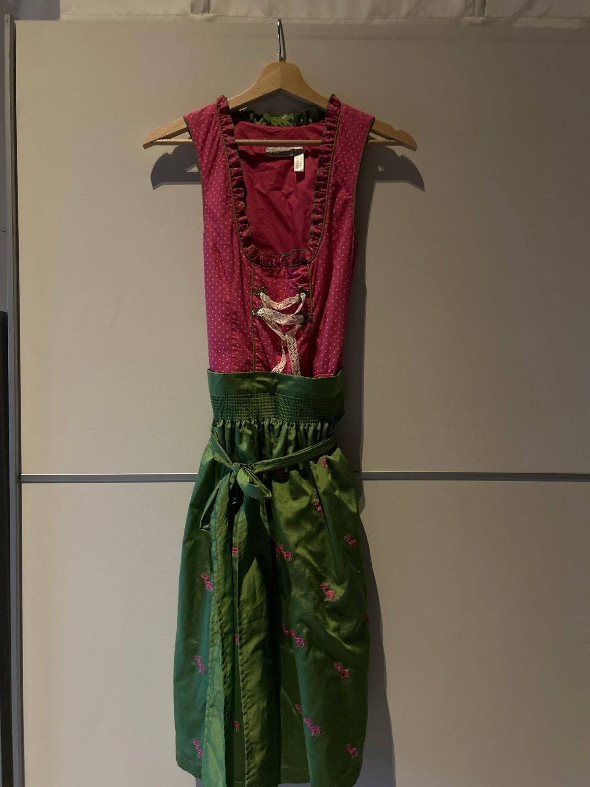 Dirndl Landhaus maat 36/ 38, Ophalen of Verzenden, Roze, Maat 36 (S), Gedragen