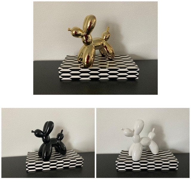 Housevitamin Dog Balloon goud, wit of zwart Nieuw!, Zwart, Nieuw, Ophalen of Verzenden, Modern