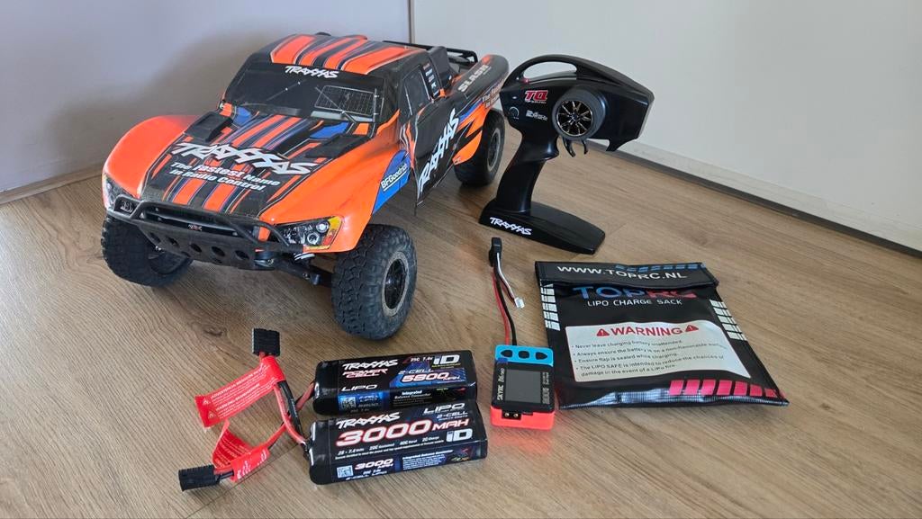 Traxxas Slash Brushless BL-2s 2WD, Gebruikt, Auto offroad, Schaal 1:10, RTR (Ready to Run)