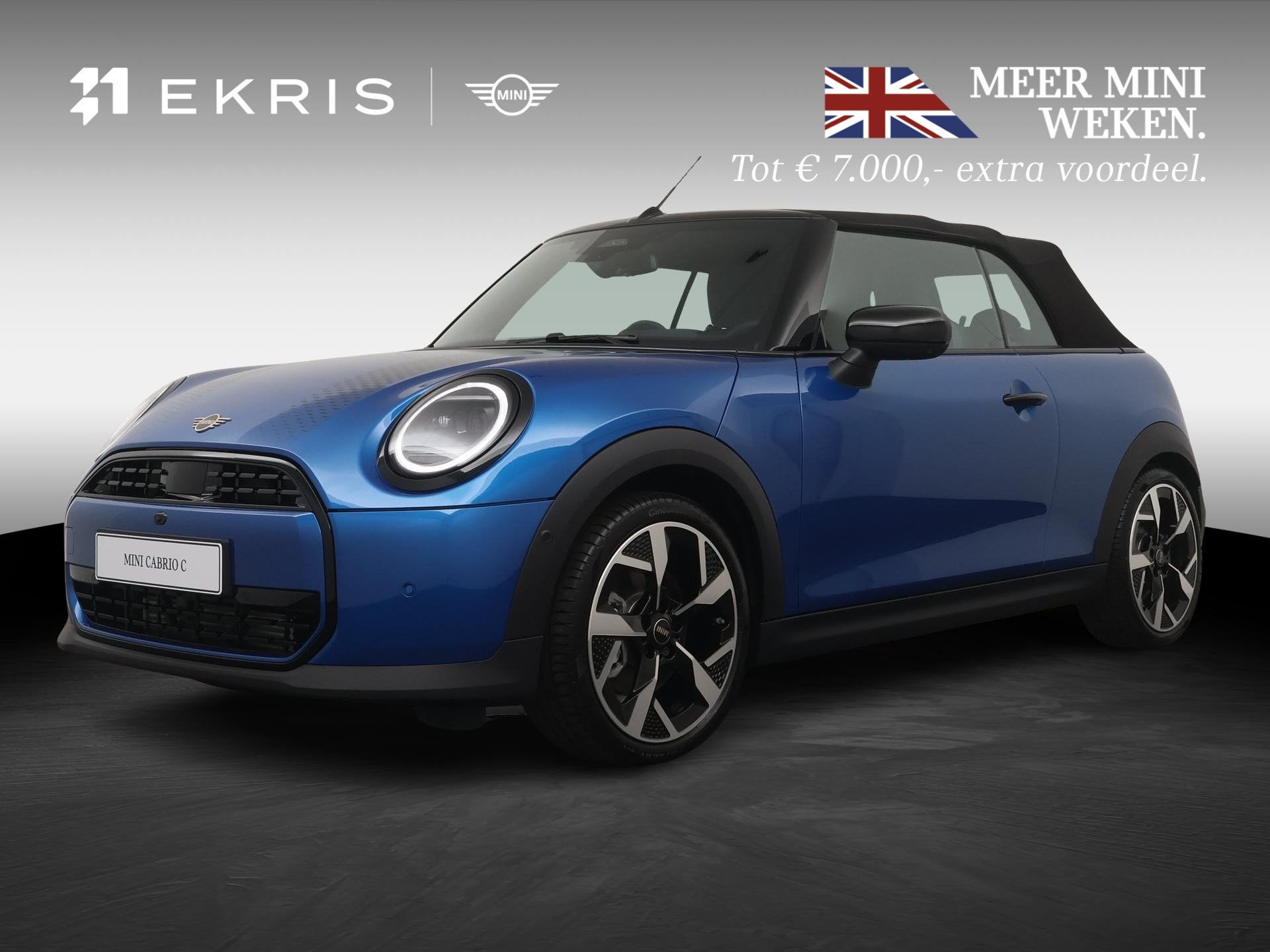 MINI Cabrio C | Classic Trim | Pakket L | Harman Kardon | 36, 1998 cc, 15 km/l, Cabriolet, Leder en Stof
