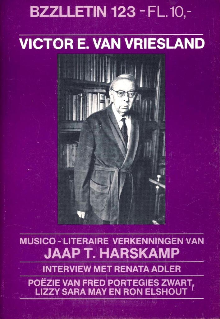 Bzzlletin 123 - Victor E. van Vriesland, Boeken, Gelezen, Bzzlletin, Ophalen of Verzenden, Nederland