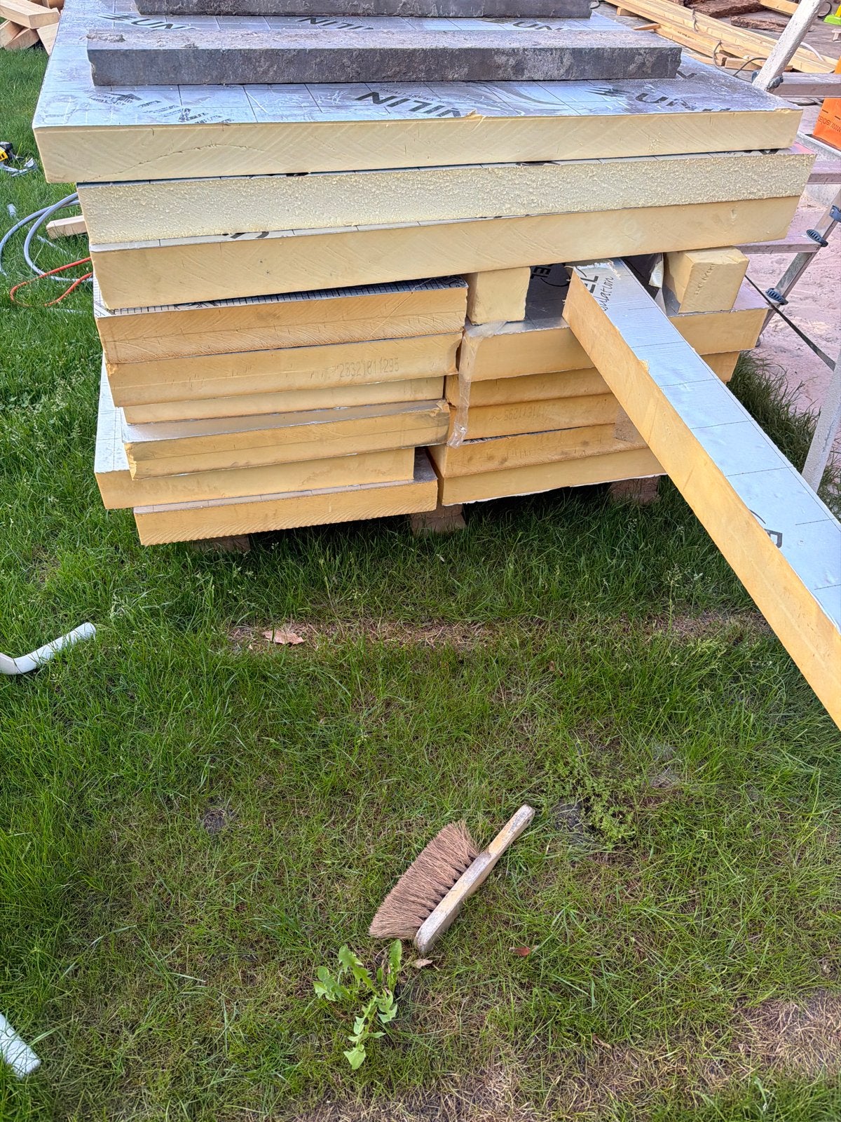 Gratis, liefst vandaag afhalen. PIR platen, Ophalen, Gebruikt, Hardschuim (Pir), 15 m² of meer