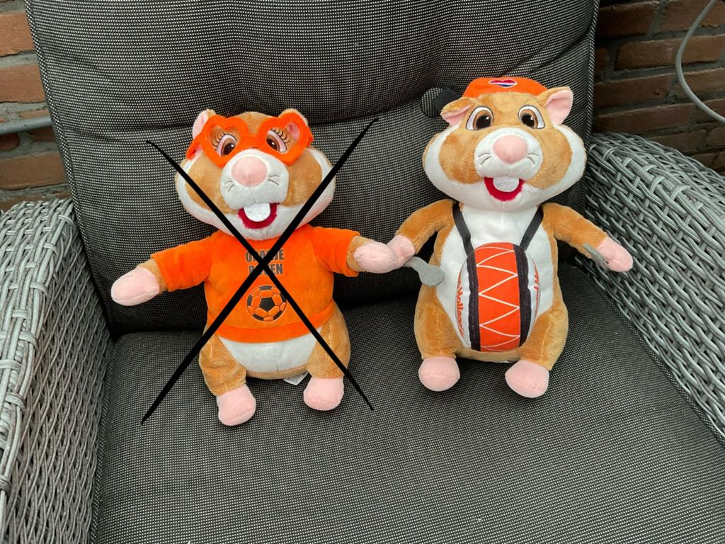 Nieuwe zgan hup oranje hup voetbal hamster Albert Heijn, Albert Heijn, Ophalen