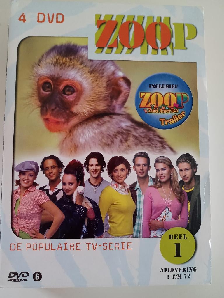 ZOOP De Populaire TV serie Deel 1 (aflevering 1 t/m 72), Cd's en Dvd's, Dvd's | Tv en Series, Gebruikt, Boxset, Ophalen of Verzenden